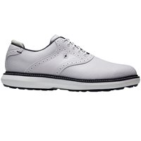 View FootJoy Traditions Previous Season Shoe Style Spikeless White/Navy