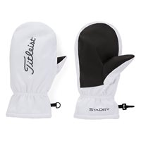 View Titleist StaDry Cart Mitts Golf Glove White/Charcoal