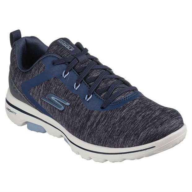 Skechers GO GOLF WALK 5 Ladies Spikeless Golf Shoes - Navy/Blue - Size: 6 M