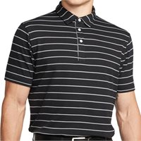 View Nike Dri-FIT Player Striped Shirt Black/Brushed Silver