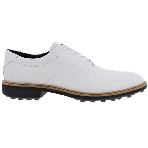 ECCO Classic Hybrid Spikeless Golf Shoes - White - Size: 7 M