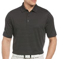 View Callaway Fine Line Vented Stripe Shirt Caviar