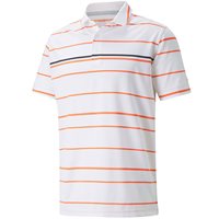 View Puma Mattr Border Lines Shirt Bright White/Navy Blazer