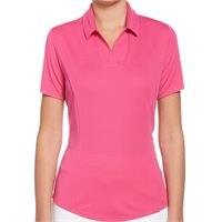 View Ben Hogan Ventilation Solid Shirt Raspberry Rose