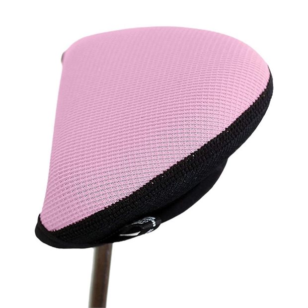 Accelerated Golf 2-Ball Mallet Putter Cover Headcover - Pink