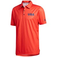 View Adidas USA Shirt Red/Dark Blue