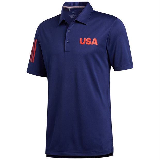Adidas USA Polo Shirt - Dark Blue - Size: S