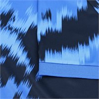 View J. Lindeberg Tour Tech Print Shirt Sonic Blue