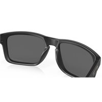 View Oakley Holbrook Sunglasses Matte Black Frame/Prizm Black Polarized Lens