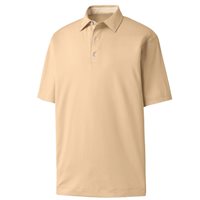 View FootJoy Solid Lisle Self Collar Previous Season Apparel Style Shirt Peach