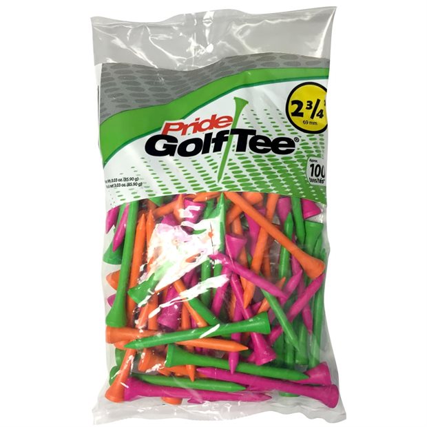 Pride Designer Golf Tees - Citrus Assorted