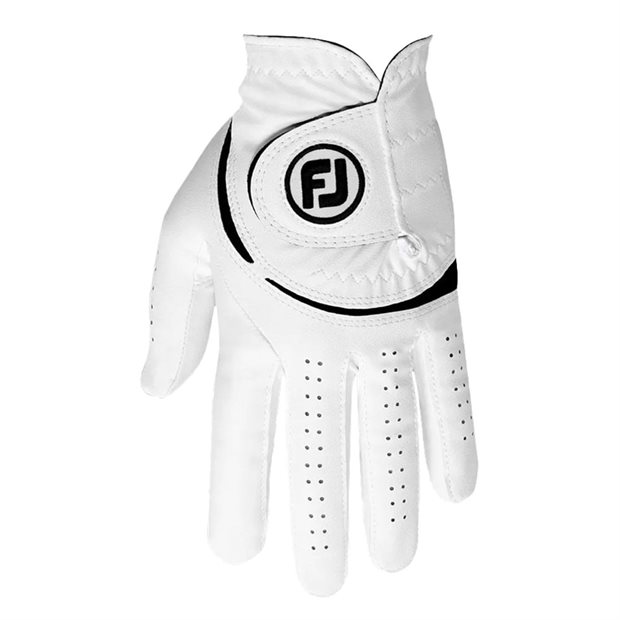 FootJoy WeatherSof Ladies Left Golf Glove - White S Regular