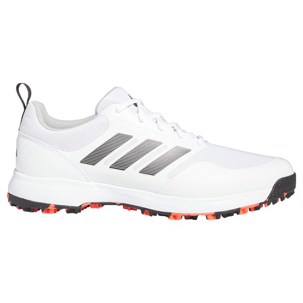 Adidas Tech Response 3.0 Spikeless Golf Shoes - Cloud White/Core Black/Gray Two - Size: 10 W