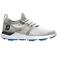 View FootJoy Hyperflex Yarn Previous Season Shoe Style Golf Shoe Gray/White/Blue