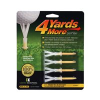 View Accelerated Golf 4 Yards More Golf Tees Yellow