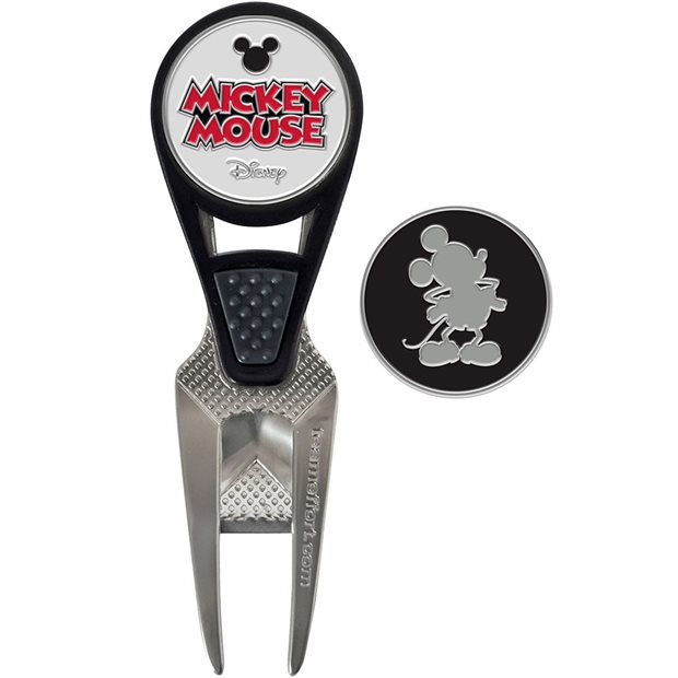 Team Effort Disney CVX Repair Tool and Ball Marker - Black/White/Red