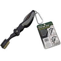 View Accelerated Golf Flip 'n' Pure Brush Bag/Cart Accessories Black Gray