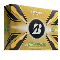 New Bridgestone e12 Straight Matte Green 1 Dozen Golf Balls