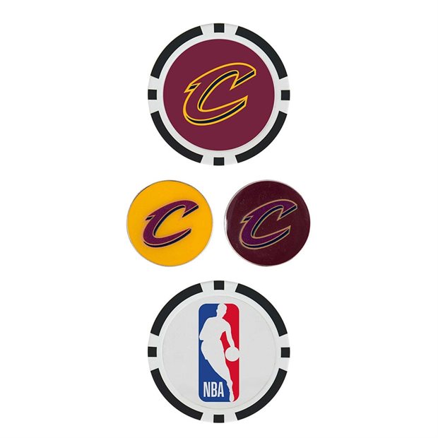 Team Effort NBA Ball Marker Set - White