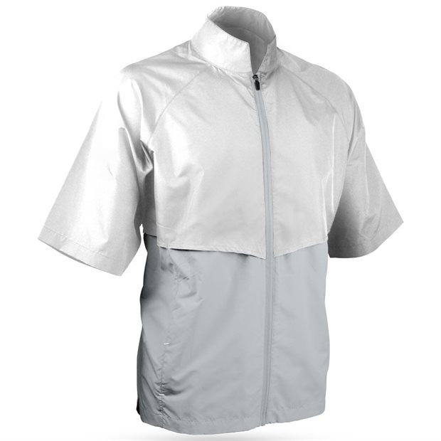 Sun Mountain Headwind Rain Jacket - White/Platinum - Size: M
