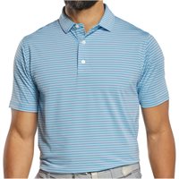 FootJoy Triple Pinstripe Lisle Self Collar Previous Season Apparel Style Shirt
