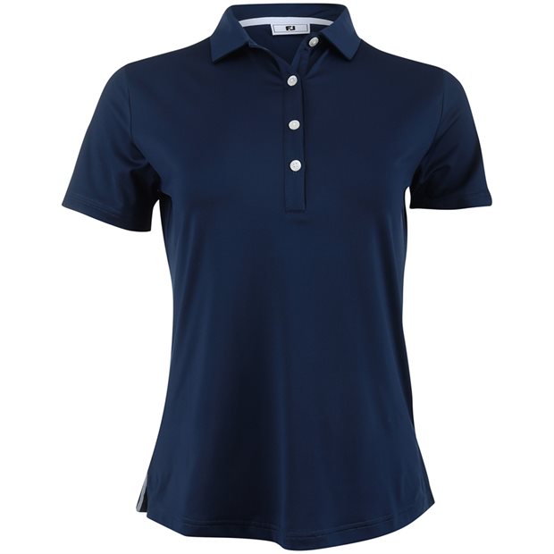 FootJoy Lisle Ladies Shirt - Navy - Size: S