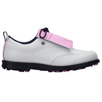 View FootJoy Premiere Series Issette Previous Season Shoe Style Golf Shoe White/Pink