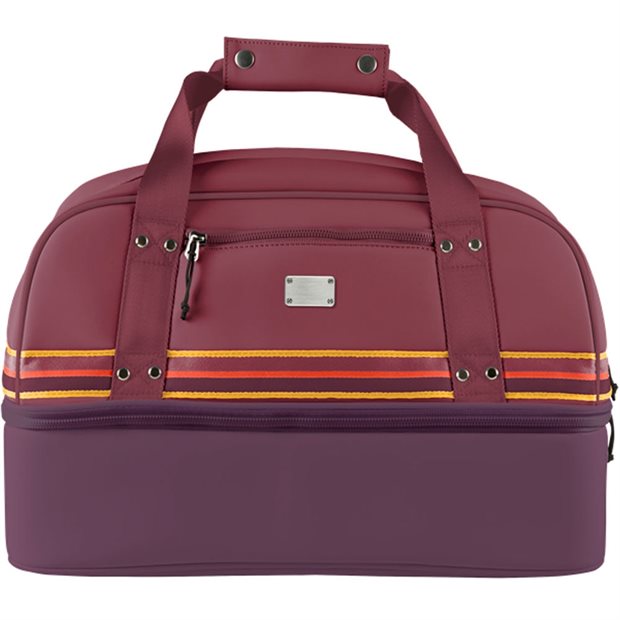 Sun Mountain Mid-Stripe Luggage - Port/Brick/Gold