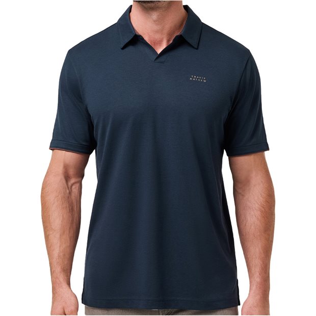 TravisMathew Late At Night Polo Shirt - Total Eclipse - Size: M