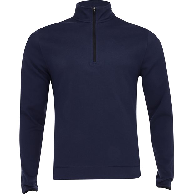 Nike Tour HZ Pique Pullover - Midnight Navy/White - Size: M