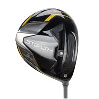 TaylorMade MyStealth Plus Black/Gold Driver w/Lime Green Face