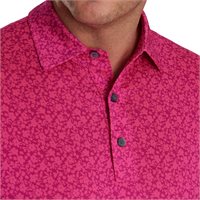 View FootJoy Floral Lisle Shirt Berry