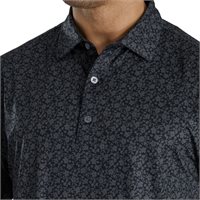 View FootJoy Floral Lisle Shirt Black
