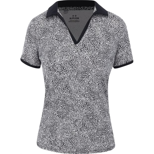 Under Armour Playoff Eagle Swoop Ladies Polo Shirt - Black - Size: XL