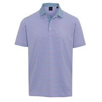 View Dunning Fennor Stripe Jersey Performance Shirt Force Blue/White