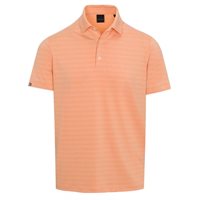 View Dunning Norwood Ombre Stripe Performance Shirt Peach Heather