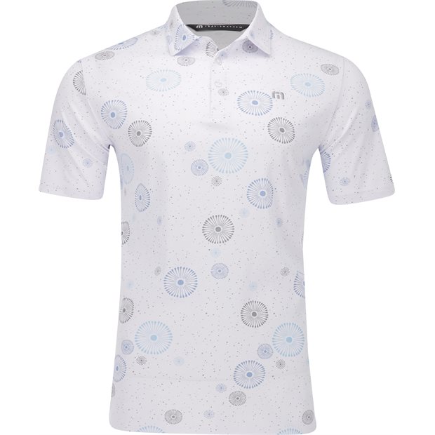 TravisMathew Caught Inside Polo Shirt - White - Size: S