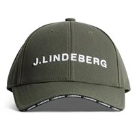 View J. Lindeberg Henric Golf Hat Oil Green