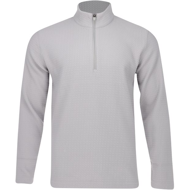 Puma Boulder Quarter Zip Pullover - Ash Gray - Size: S