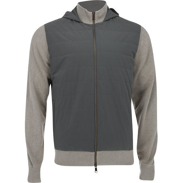 Puma Clubhouse Hybrid FZ Jacket - Mineral Gray/Pebble Gray - Size: M