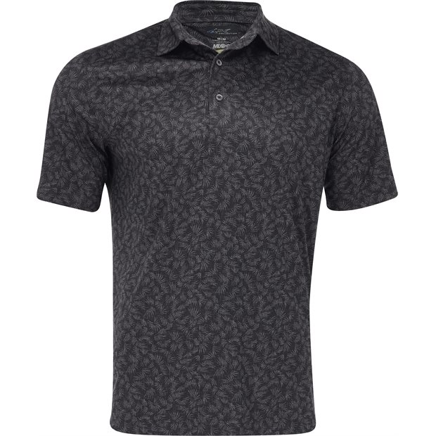 Greg Norman ML75 Recycled Microlux Rye Grass Polo Shirt - Black - Size: L
