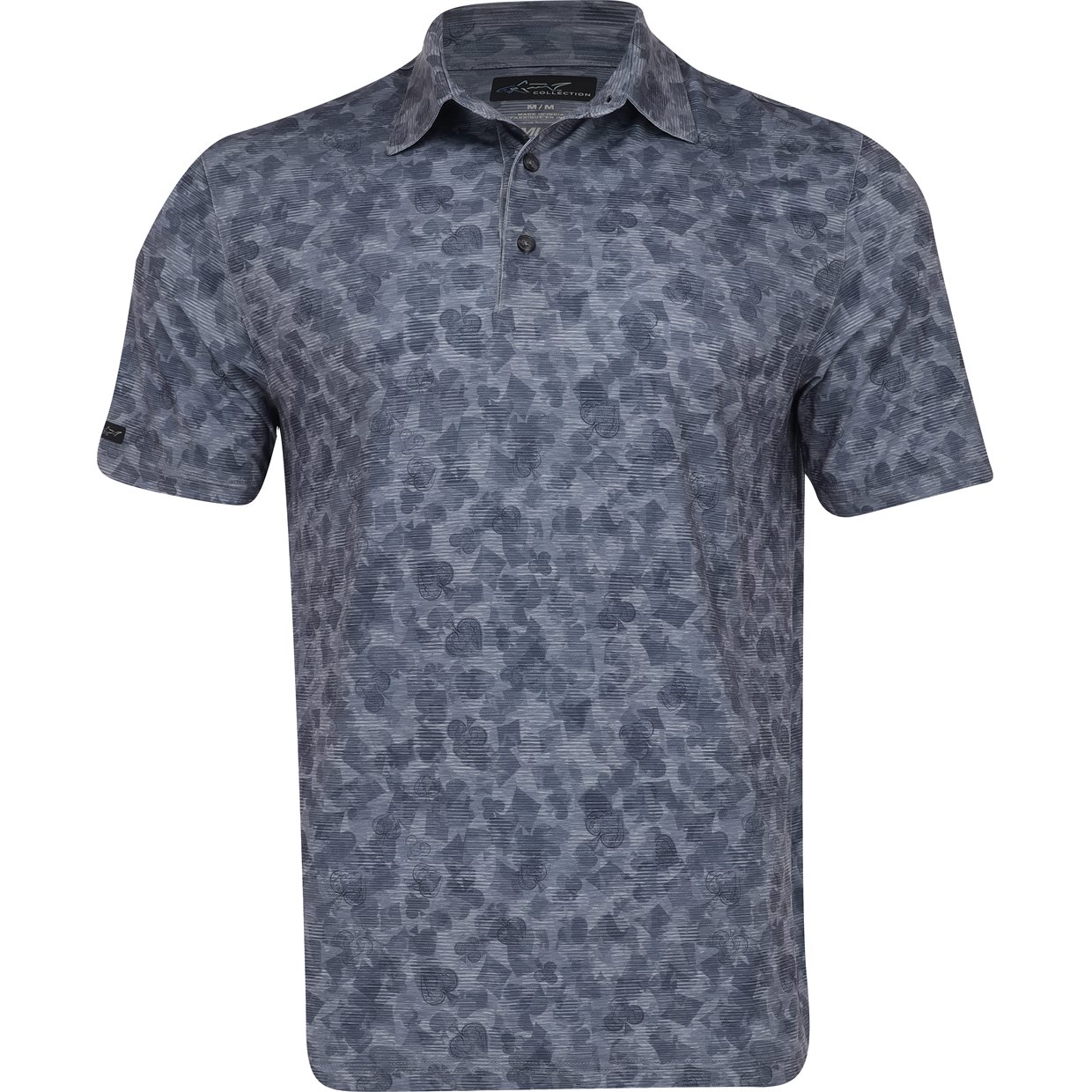 Greg Norman Solitaire ML75 Stretch Shirt Polo Short Sleeve Golf Apparel