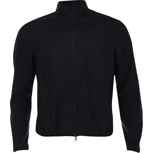 J. Lindeberg Orson 3D Knit Wind Jacket - Black - Size: L