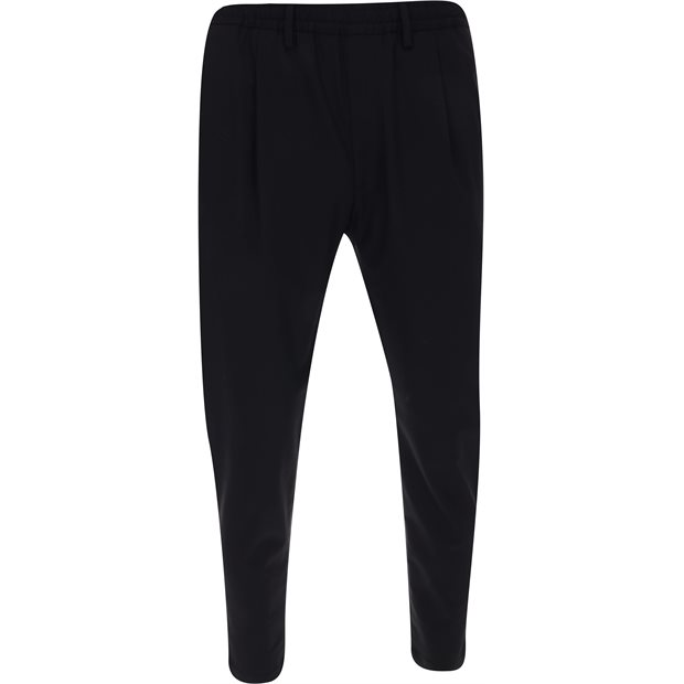 J. Lindeberg Harris Wool Flat Front Pants - Black - Size: 36W x 30L
