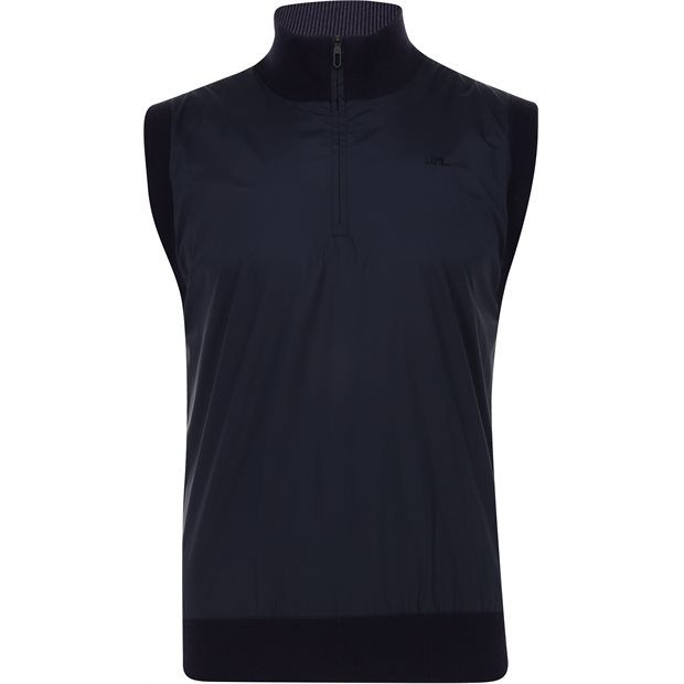 J. Lindeberg Max Hybrid Vest - Glenmuir Tartan Teal L - Size: M