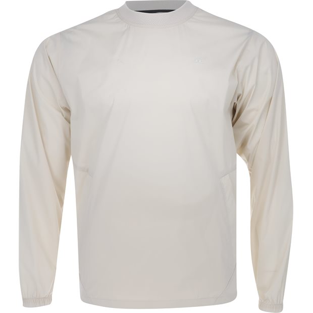 J. Lindeberg Johan Hybrid Windbreak Crewneck Pullover - Moonbeam - Size: M