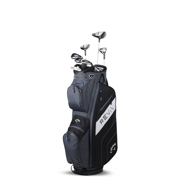 Callaway REVA Black 8 Piece w/ Cart Bag Ladies Club Set Golf Clubs