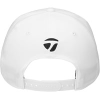 View TaylorMade Carlsbag Flatbill Snapback Golf Hat White