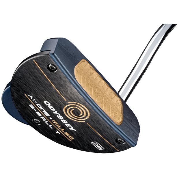 Odyssey Ai-ONE Milled 2-Ball T Left-Handed Putter Golf Club - Steel Shaft