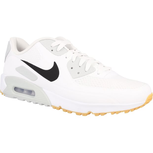 Nike Air Max 90G Spikeless Golf Shoes - White/Black - Size: M 15 / W 16.5 M